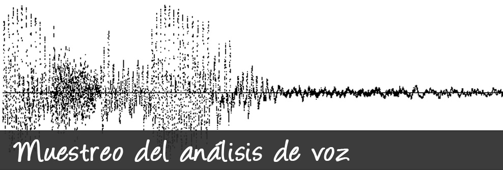 Muestreo del anlisis de voz